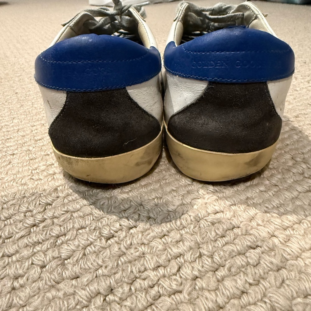 Golden Goose Superstar Men’s White and Black Low-Top Sneakers - Picture 5 of 6